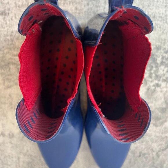 Lauren Ralph Lauren Tally Navy Ankle Rainboots Women's size 11 - Picture 5 of 10